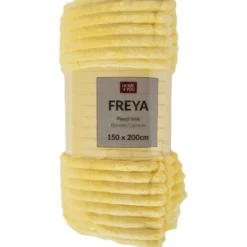 Torkkupeitto Home4You FREYA 150x200 cm, keltainen