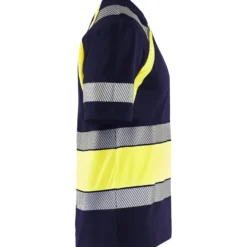 T-paita Blåkläder 3421 Highvis, mariininsininen/huomiokeltainen