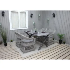 Tuoli Baltic Garden Rosie, 2kpl, polyrottinki