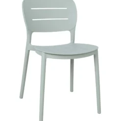 Tuoli Home4You MANGO 42,5x53,5xK79 cm, vihertävänharmaa muovi
