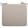 Tuolin pehmuste Home4You SIMPLE, beige 38x43x2,5 cm