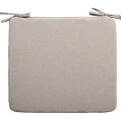 Tuolin pehmuste Home4You SIMPLE, beige 38x43x2,5 cm