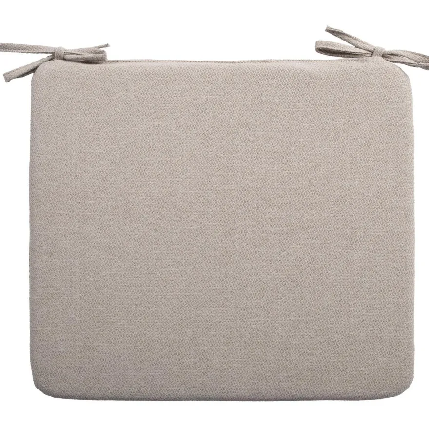 Tuolin pehmuste Home4You SIMPLE, beige 38x43x2,5 cm