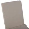 Tuolin pehmuste Home4You SIMPLE beige 42x90x3 cm