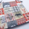 Tuolin pehmuste Home4You WINTER 39x39 cm, talvi- ja eläinkuosi, monivärinen