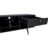 TV-taso Home4You Luxemburg 150x40x50cm, musta