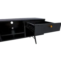 TV-taso Home4You Luxemburg 150x40x50cm, musta