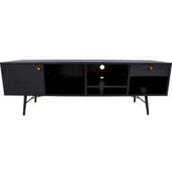 TV-taso Home4You Luxemburg 150x40x50cm, musta
