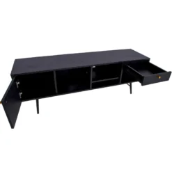 TV-taso Home4You Luxemburg 150x40x50cm, musta
