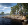 Tynnyrisauna SpaDealers pystymalli Ø180cm lämpöpuu