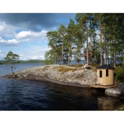 Tynnyrisauna SpaDealers pystymalli Ø180cm lämpöpuu