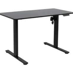 Työpöytä Home4You ERGO FIT 1 moottorilla 120x60xK71,5-116 cm, musta