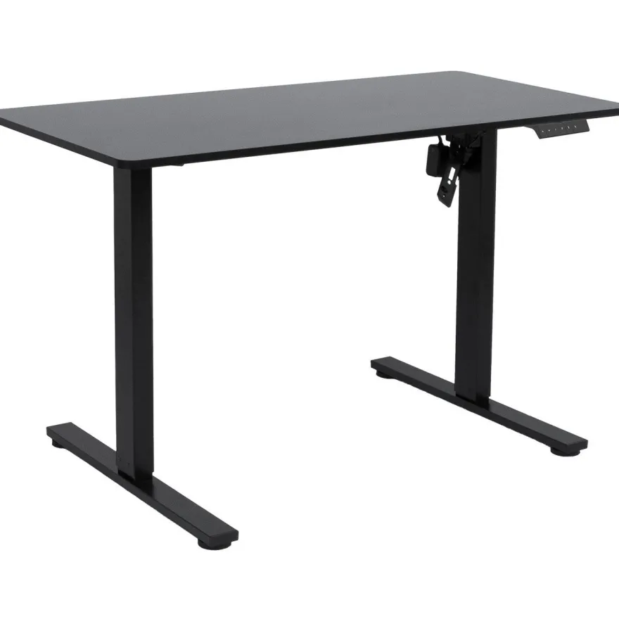 Työpöytä Home4You ERGO FIT 1 moottorilla 120x60xK71,5-116 cm, musta