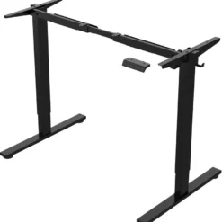 Työpöytä Home4You ERGO FIT 1 moottorilla 120x60xK71,5-116 cm, musta