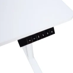 Työpöytä Home4You ERGO LIGHT 1 moottorilla 120x60xK72,5-117,5 cm, valkoinen