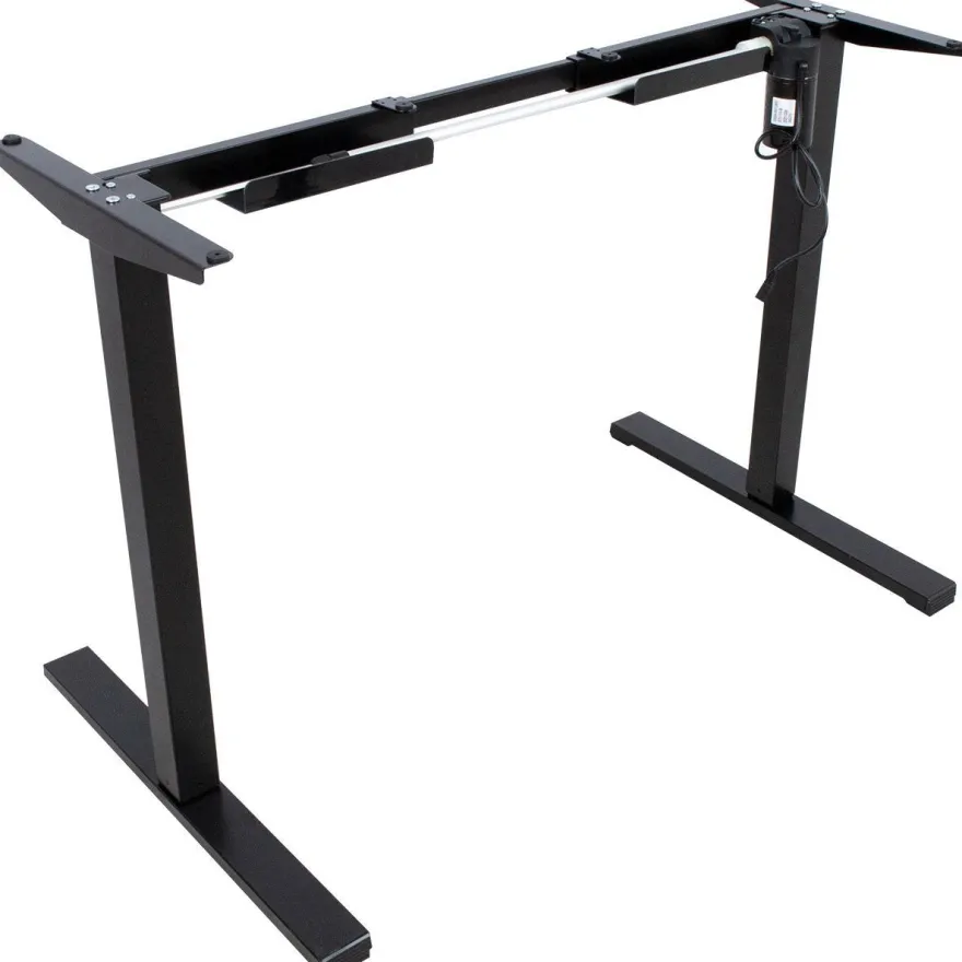 Työpöytä Home4You ERGO OPTIMAL 1-moottorilla 140x70 cm, hikkoripuu, ruskea