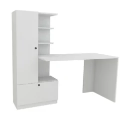 Työpöytä Linento Furniture Domingos, valkoinen