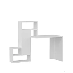 Työpöytä Linento Furniture Irmak, valkoinen