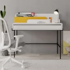 Työpöytä Linento Furniture Leila White, eri värejä