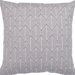Tyyny Home4You RETRO 45x45 cm, harmaa lehti