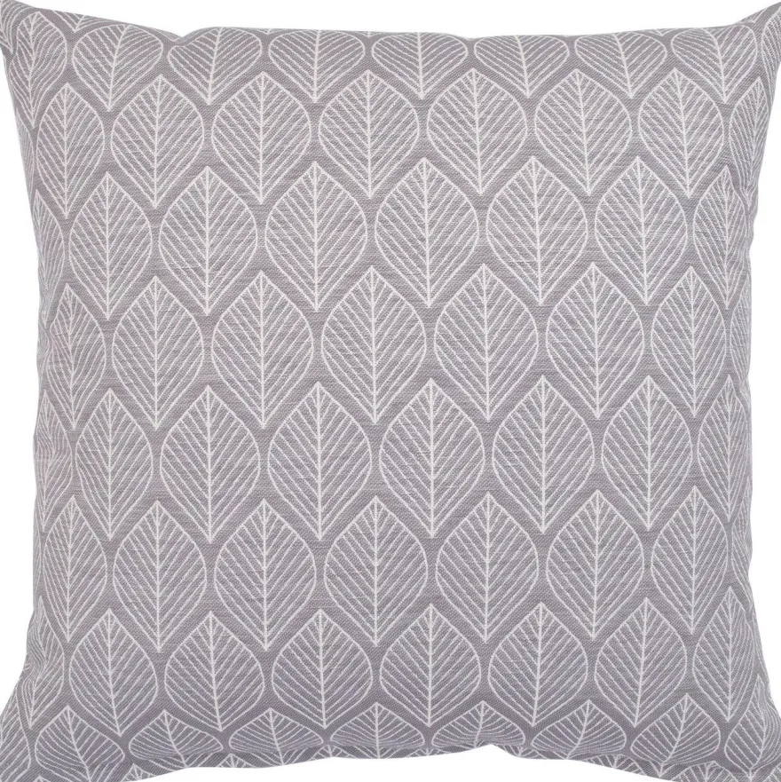Tyyny Home4You RETRO 45x45 cm, harmaa lehti
