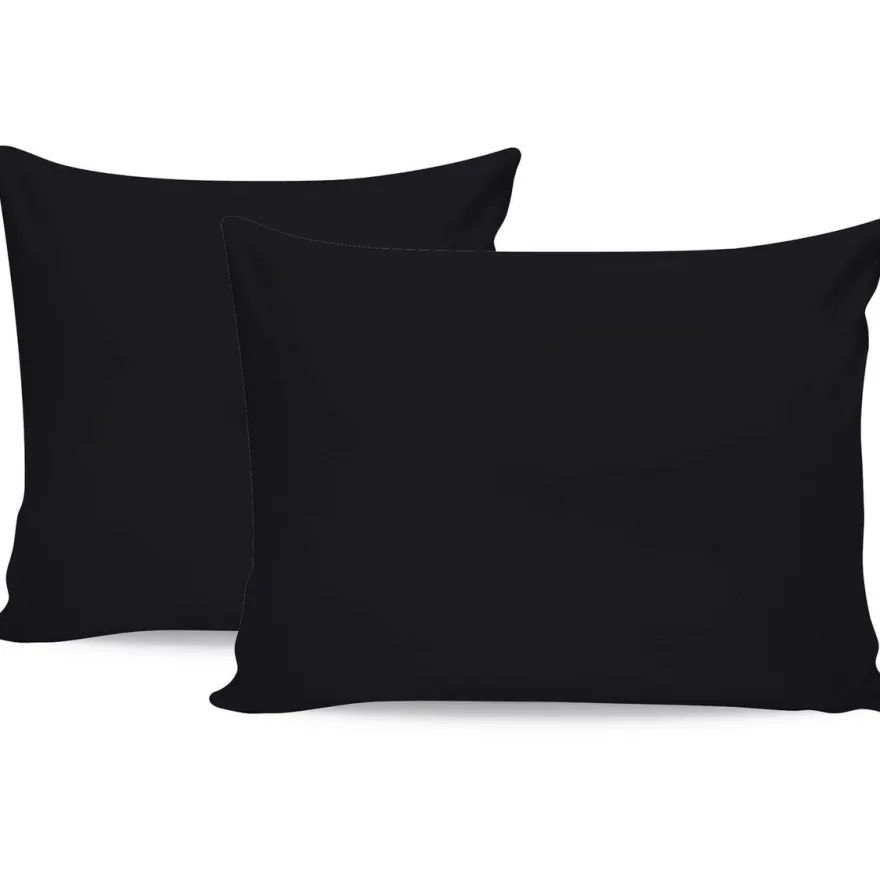 Tyynyliina Linento Tonne Grise, 50x80cm, 2kpl, musta