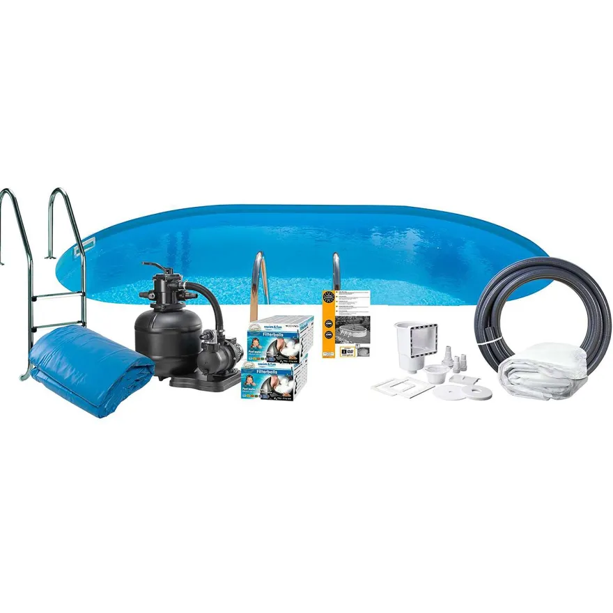 Uima-allaspaketti Swim & Fun Basic InGround 150, 600 x 320 cm upotettava