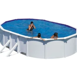 Uima-allaspaketti Swim & Fun Basic 120, 730 x 375 cm valkoinen