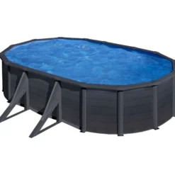 Uima-allaspaketti Swim & Fun Basic 120, 500 x 300 cm musta