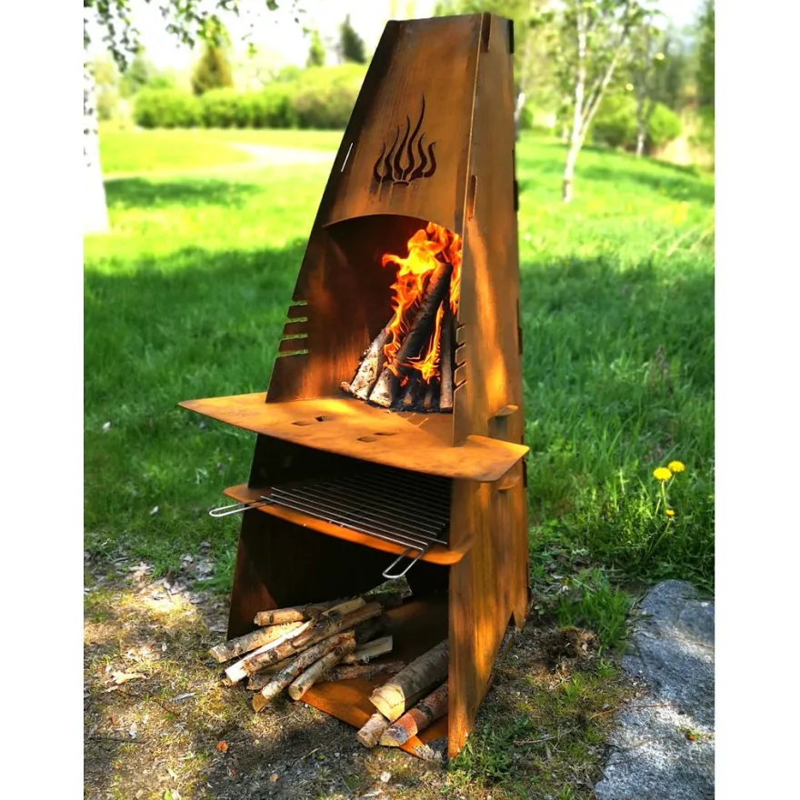 Ulkogrilli PP-Tuote, teräs