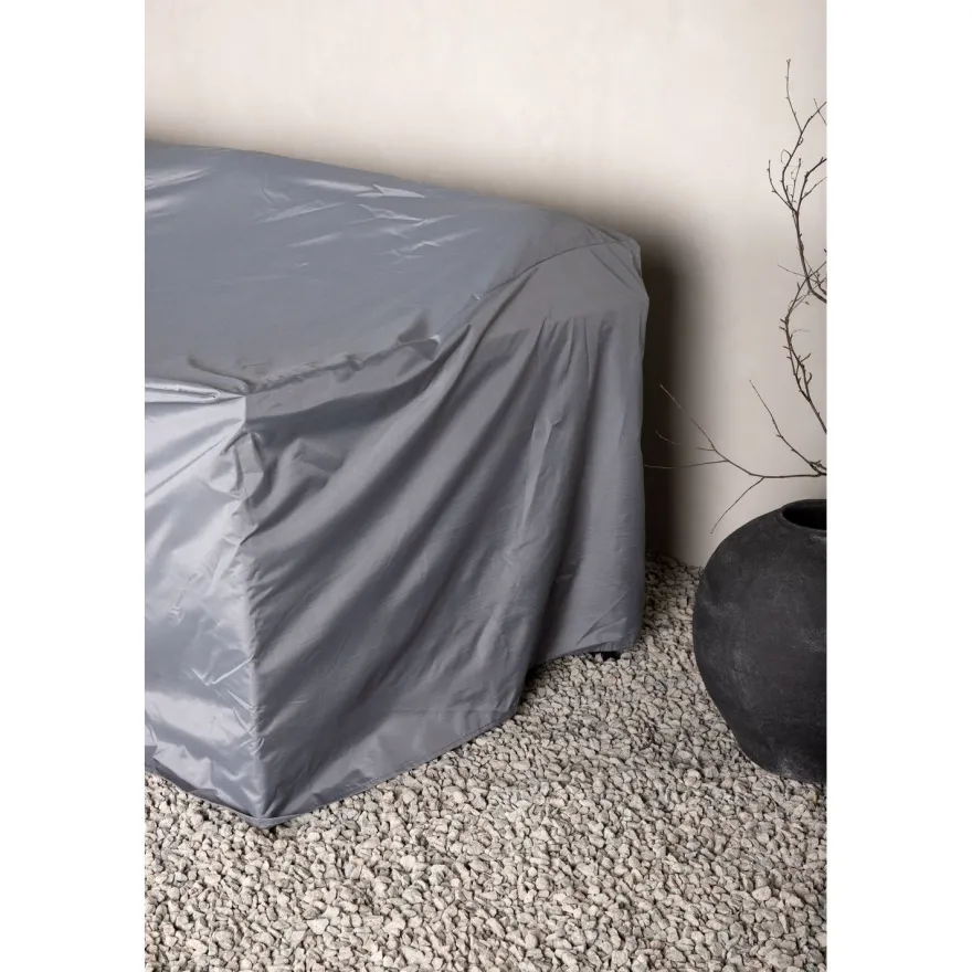 Ulkokalusteiden suojapeite Venture Home Klas, 254x254x90x66cm, L-mallisille ulkokalusteille, harmaa