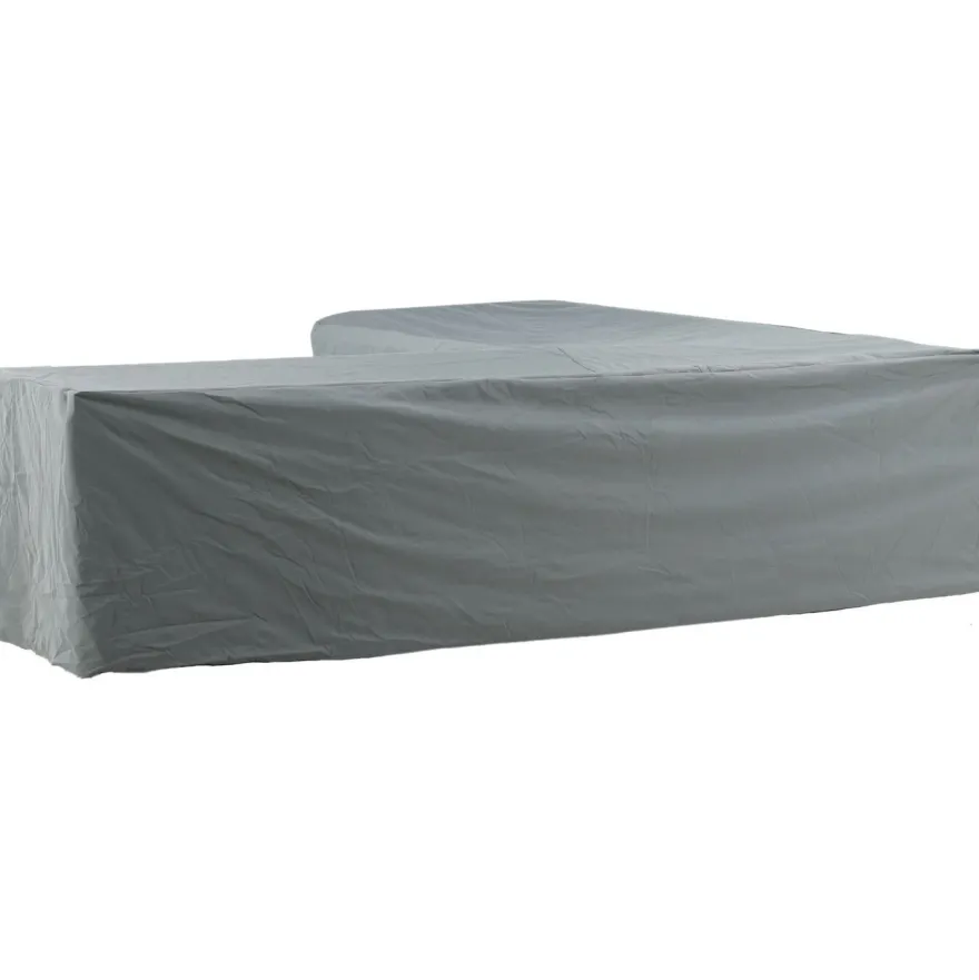 Ulkokalusteiden suojapeite Venture Home Klas, 254x254x90x66cm, L-mallisille ulkokalusteille, harmaa
