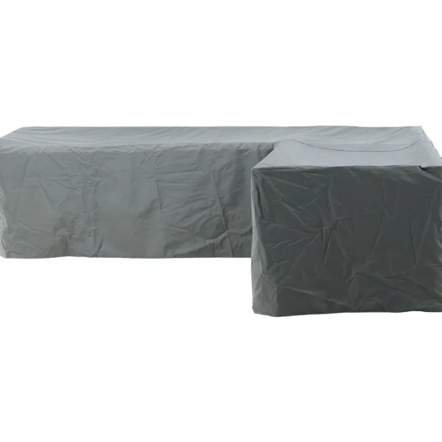 Ulkokalusteiden suojapeite Venture Home Klas, 254x254x90x66cm, L-mallisille ulkokalusteille, harmaa