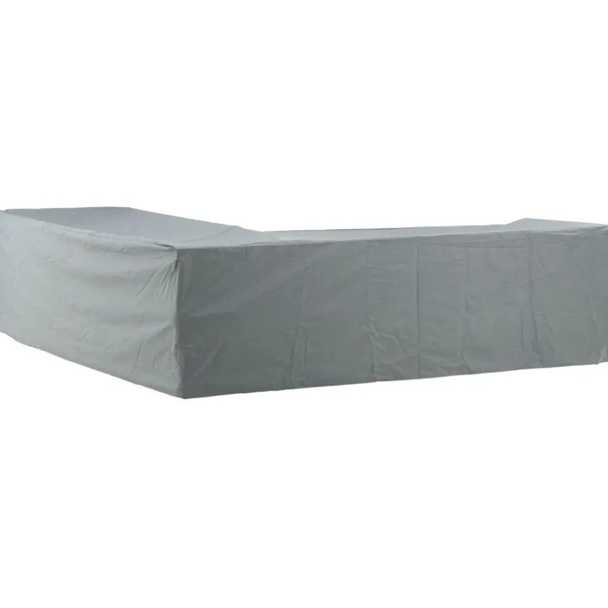 Ulkokalusteiden suojapeite Venture Home Klas, 254x254x90x66cm, L-mallisille ulkokalusteille, harmaa