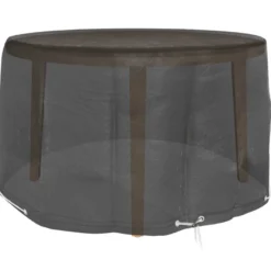 Ulkokalustesuojat 2 kpl 6 purjerengasta Ø125x75 cm pyöreä