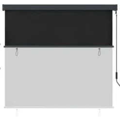 Ulkorullaverho 160x250 cm antrasiitti