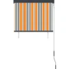 Ulkorullaverho 80x250 cm keltainen ja sininen