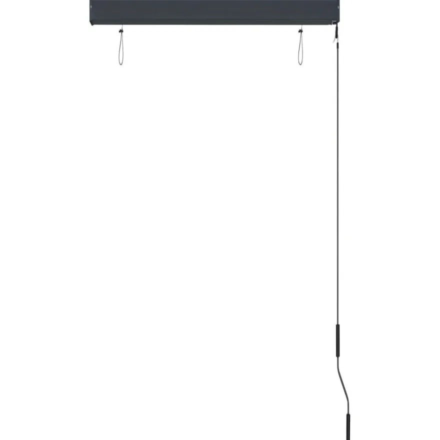 Ulkorullaverho 80x250 cm keltainen ja sininen