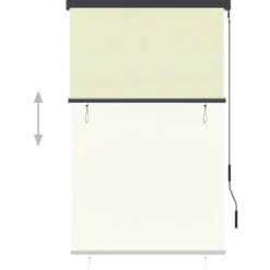 Ulkorullaverho 100x250 cm kerma