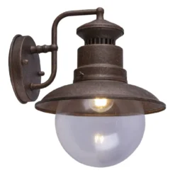 Ulkoseinävalaisin Globo Sella, 60W, ruoste
