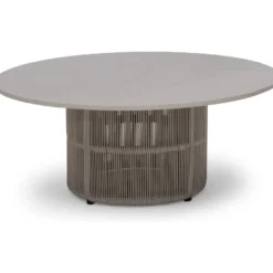 Ulkosohvapöytä Hillerstorp Kattvik Ø80cm, beige