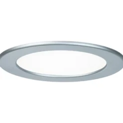 Upotettava LED-paneeli Paulmann, IP44, Ø17cm, 12W, 4000K, mattakromi