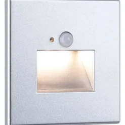 Upotettava LED-seinävalaisin Paulmann Edge Quadro 80x42mm 1.2W 25lm 2700K liiketunnistin