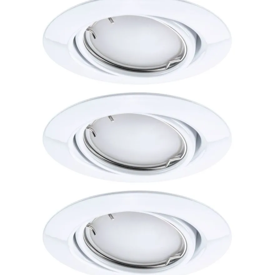 Upotettava LED-valaisin Paulmann Base Coin, 3kpl, Smart Home Zigbee 3.0, Ø90mm, himmennettävä, RGBW+, eri värejä