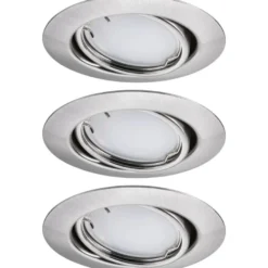 Upotettava LED-valaisin Paulmann Base Coin, 3kpl, Smart Home Zigbee 3.0, Ø90mm, himmennettävä, RGBW+, eri värejä