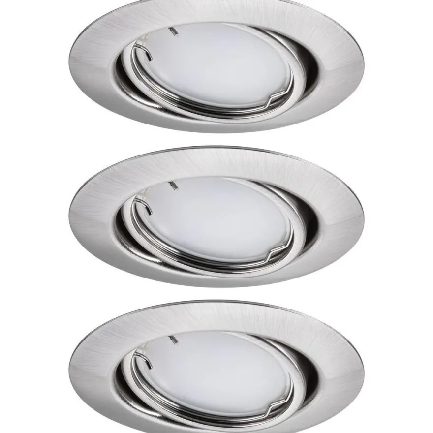 Upotettava LED-valaisin Paulmann Base Coin, 3kpl, Smart Home Zigbee 3.0, Ø90mm, himmennettävä, RGBW+, eri värejä