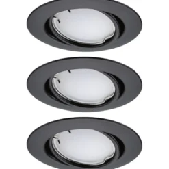 Upotettava LED-valaisin Paulmann Base Coin, 3kpl, Smart Home Zigbee 3.0, Ø90mm, himmennettävä, RGBW+, eri värejä