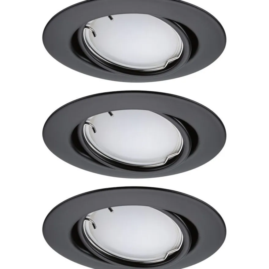 Upotettava LED-valaisin Paulmann Base Coin, 3kpl, Smart Home Zigbee 3.0, Ø90mm, himmennettävä, RGBW+, eri värejä