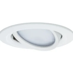 Upotettava LED-valaisin Paulmann Nova Coin, pyöreä, 84mm, 50°, säädettävä värilämpötila, 3x6W, 3x500lm, 230V, alumiini, mattavalkoinen, Verkkokaupan poistotuote