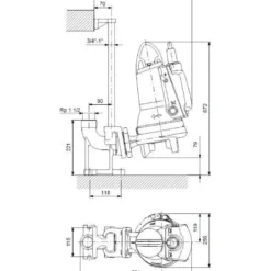 Uppopumppu Grundfos, SEG.40.31.2.E.50B, AUTOADAPT